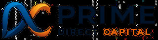 Acme Capital logo with blue and orange stylized letter A design